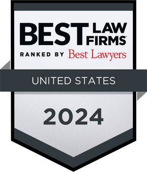 Best+Law+Firms+-+Standard+Badge A badge stating "Best Law Firms" ranked by "Best Lawyers" for the year 2024 in the United States.