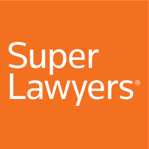 sl-knowledge Logo of Super Lawyers, featuring the text "Super Lawyers" in white on an orange background.